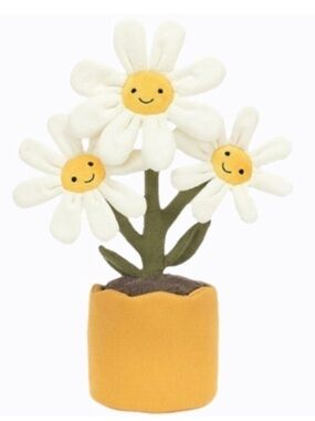 Jellycat Amuseables Daisy Plush Toy 13x4" Soft and Plush NWT